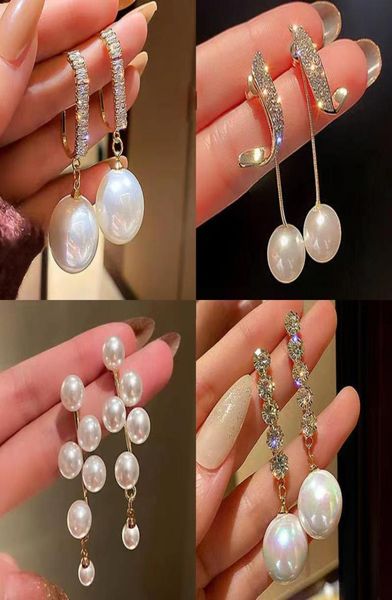 

luxury designer earring fashion classic studs earrings for women designers simulated diamond white golds rose gold stud7789467, Golden;silver