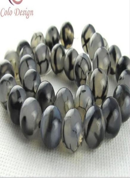 

8mm black white dragon agate natural gemstone loose beads diy jewelry necklace bracelet9798682