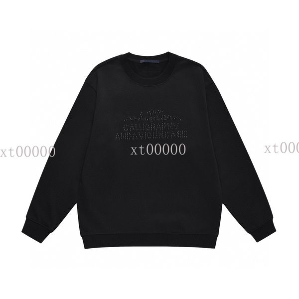 

23ss designer plus size jackets fashion patag sweatshirts women polo jacket men's fleece hooded students oversized hoodies sweatshirt 1, Black;brown
