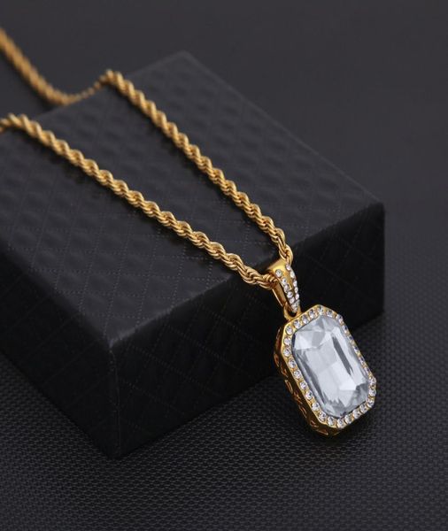 

fashionruby pendant necklace gold cuban link chain fashion hip hop necklaces jewelry for men7542001, Silver
