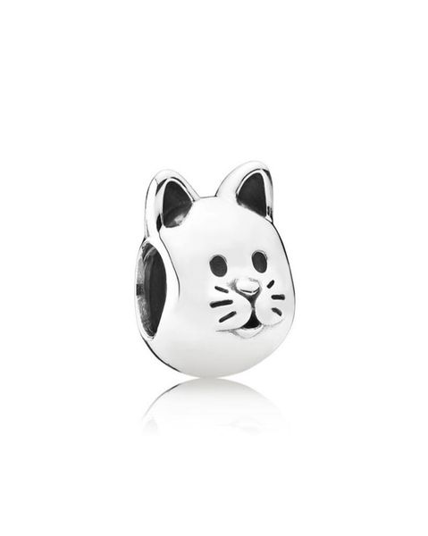 

cute pet cat alloy charm bead friend fashion women jewelry stunning design european style for diy bracelet necklace panza0041861884, Bronze;silver