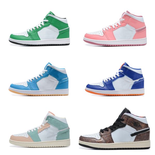 

shoes brand released 1s jumpman 1 high og wolf grey storm blue leather luxurys designer sneakers