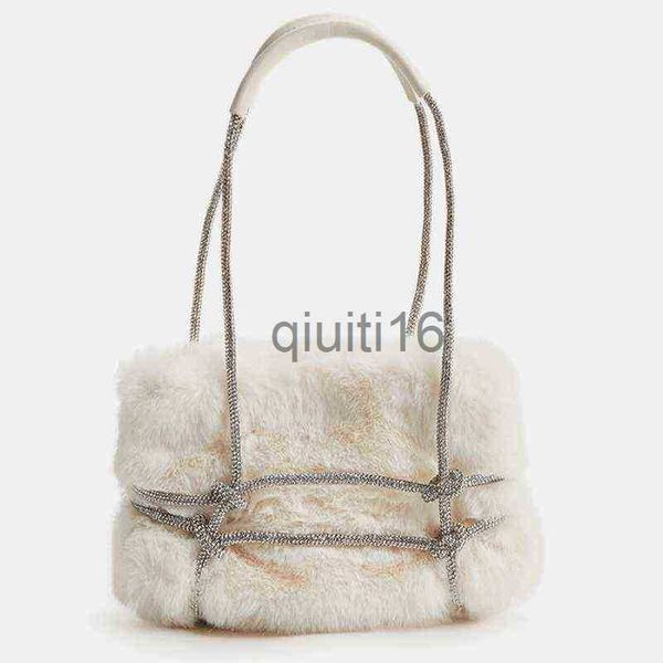 

evening bags luxury designer tote purses and handbags for women 2022 small bags ladies shoulder bag evening clutch diamond faux fur bag ins