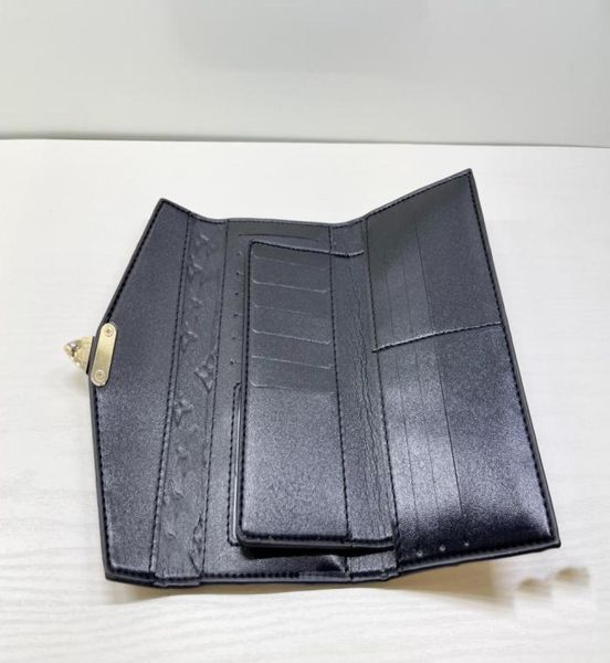 

two piece portefeuille sarah wallet womens men fashion envelopestyle long wallet card holder case iconic brown wate1979316, Red;black