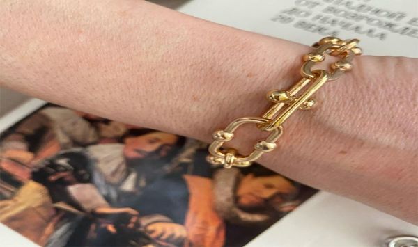 

modern gold color ball special chain shape linked bracelet for women girl unique special gift trendy chic arm accessories4487730, Black