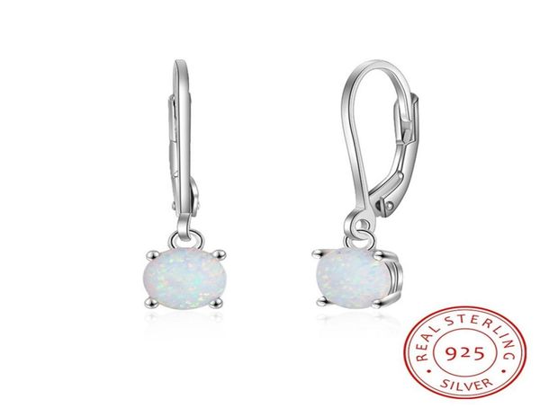 

fashion s925 hook earring opal gemstone chandelier pure 925 sterling silver jewelry women jewellery gift factory direct earrings9395611