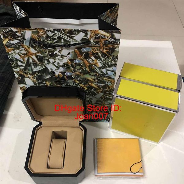 

quality black color wood boxes gift box 1884 wooden box brochures cards black wooden box for watch includes certificate new b234q, Black;blue