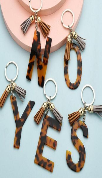

letter pendant keychains resin key chains rings for women cute car acrylic keyring holder charm bag couple gifts7936331, Silver