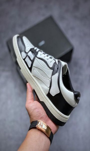 

2022 highquality luxury casual shoes amri skel low casual board shoes black bone street trend8045259