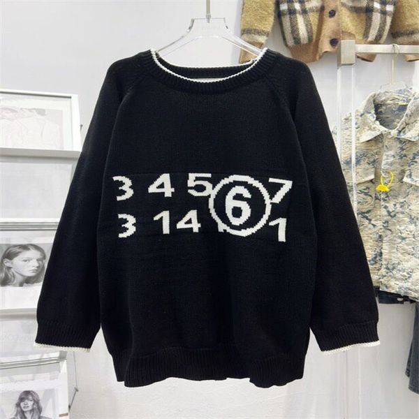 

men's plus size sweaters 2023 autumn/winter fashion sweater long sleeve round neck knitted sweater ground style women's men's