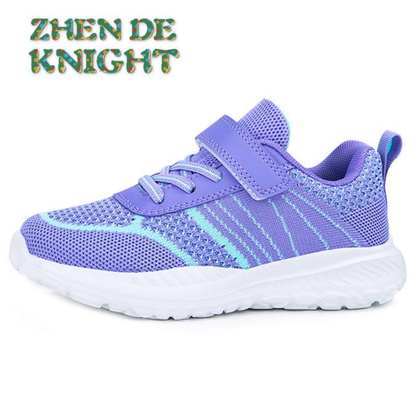 

athletic outdoor childrens sports shoes girls and boys mesh breathable tennis shoes eva lightweight soft sole casual childrens sneakers 2309, Black