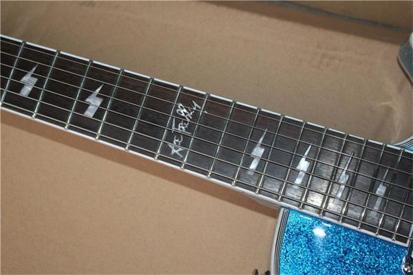 

new product launch blue colorful fashion electric guitar high quality