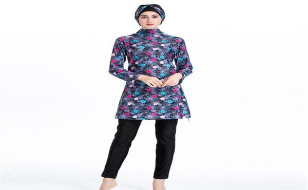 

muslim swim plus size wear burkinis bathing suit beach sport swimsuit full coverage muslim swimwear islamic women modest hijab311h5340166