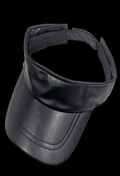

visors plain sun visor hats for summer pu leather womens cap golf running hiking yellow blue black red ltbrownvisors4333201, Blue;gray