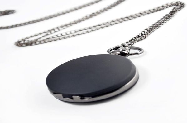

women mens students black matte roma dial nacklace chains pocket watches whole new leisure casual dress quartz clock9077327, Slivery;golden
