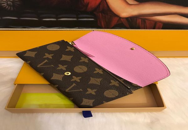 

portefeuille sarah wallet womens fashion envelopestyle long wallet card holder case iconic brown waterproof canvas 6842601, Red;black