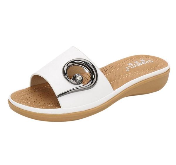

sagace women sandals ladies casual wedge bohemian beach shoes comfortable and stylish lightweight casual female slippers1315248, Black
