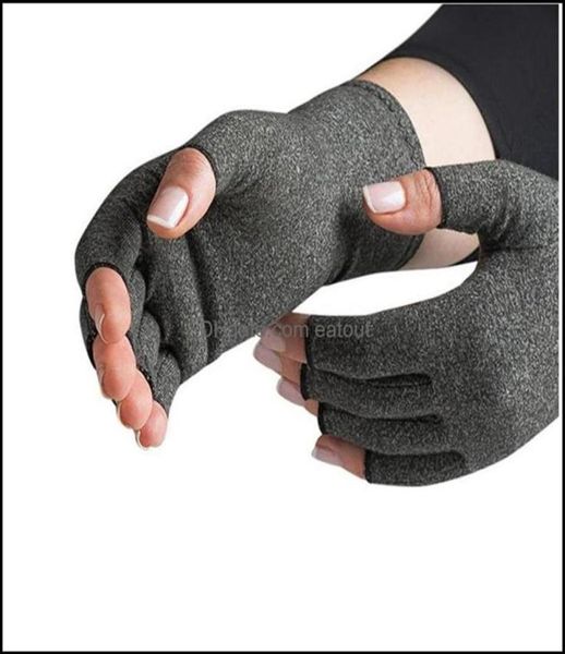 

wrist safety athletic outdoor as sports outdoorswrist support 1 pair compression arthritis gloves arthritic joint pain relief ha1101939, Black;red