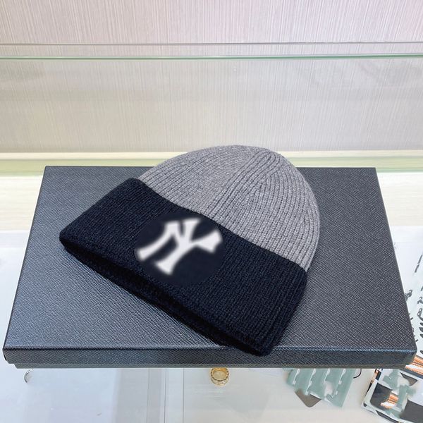 

designer beanie beanies letter hat classic logo fashion trend seaside party ski party, Blue;gray