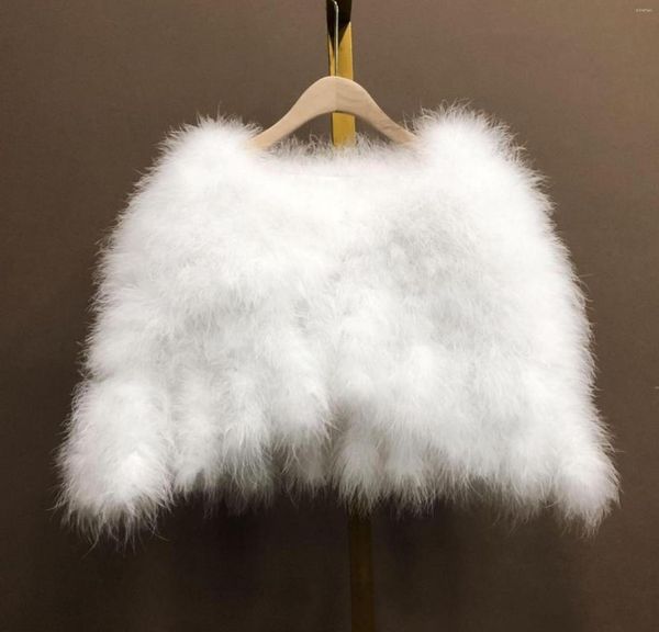 

scarves ostrich feather women bolero white bridal capes cloak fur winter autumn wedding wrap shawl bride coat5436522, Blue;gray