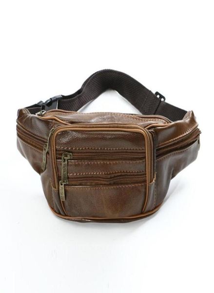 

new style waist bag women fanny packs fashion black pu ladies chest handbag belt men cross body bags5367022