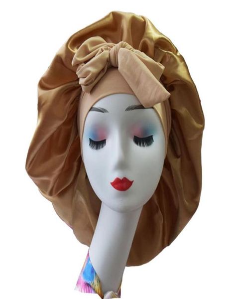 

women039s large satin custom nightcap headbands24765271923, Blue;gray