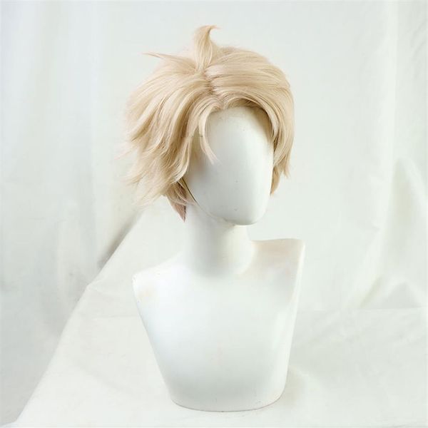 

anime spy family loid forger cosplay costume wig heat resistant synthetic hair halloween323f, Silver