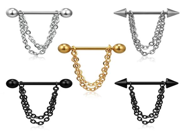

stainless steel heart nipple piercing set 14g nipple piercings tongue barbell bulk crystal nipples ring4359937, Silver