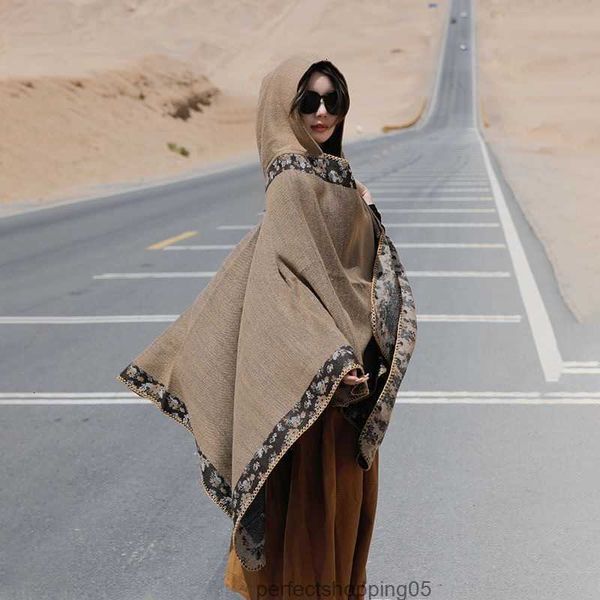 

scarves women's winter capes female scarf pareos long cardigan shawls women with hat luxury cardigans poncho wrap coats designer s2qy3v, Blue;gray