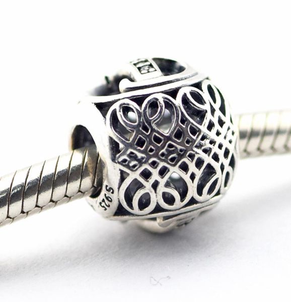 

vintage letter b love bead fits 925 sterling silver jewelry beaded chain bracelets european woman diy fashion making6737840