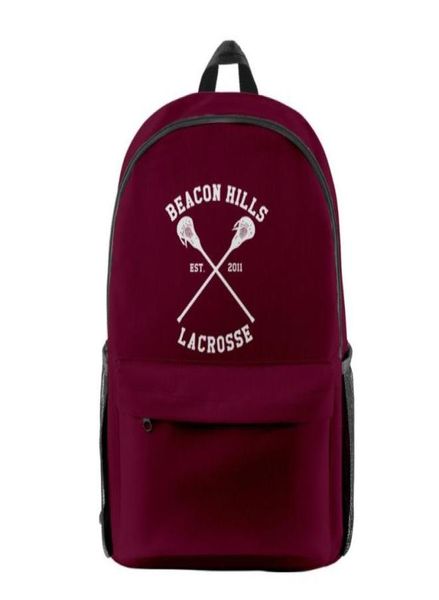 

backpack 3d teen wolf 24 stilinski oxford school tracksuit men women high teenager girl child bag travel9419357
