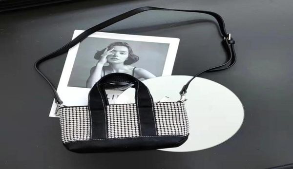 

new fashion women handmade bling diamonds shoulder bag female mini canvas handbags 2022 shining purses and phone bags3945912