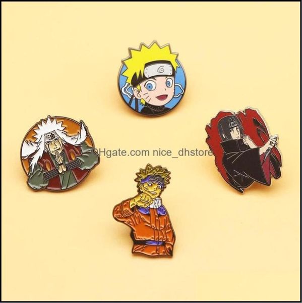 

pinsbrooches jewelry japanese cartoon brooch cute decoration pin collar enamel metal badge drop delivery 2021 dh7p32098087, Gray