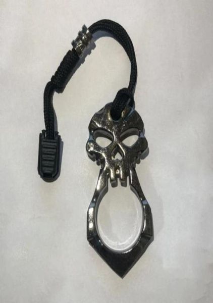 

fist clasp finger tiger two double four single hand ring self defense anti wolf zgmt72756485095328281, Silver
