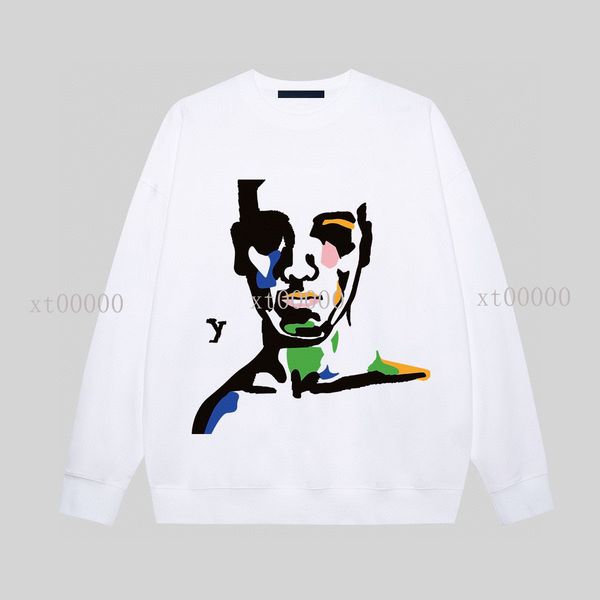 

23ss designer plus size jackets fashion patag sweatshirts women polo jacket men's fleece hooded students oversized hoodies sweatshirt 0, Black;brown