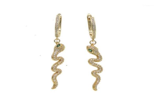 

dangle & chandelier gold filed summer trendy delicate green cz sweep lovely girl women classic fashion cute animal drop earring jewelr296192, Silver