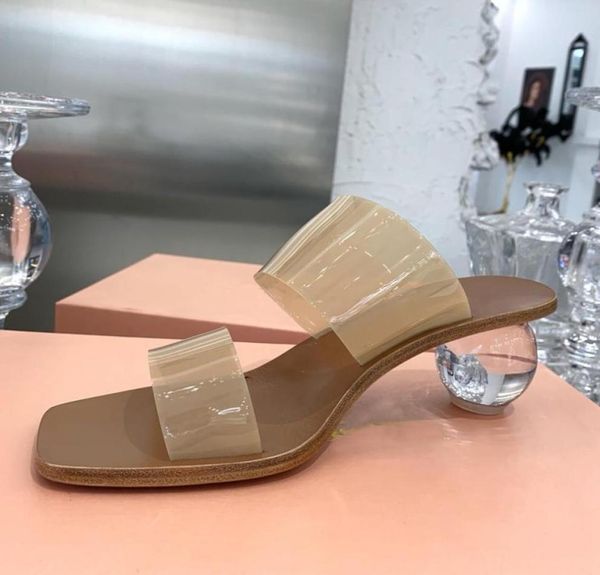 

official quality cult gaia jila transparent slides clear jila baubleheel vinyl mules fashion sandals shoes8691388, Black