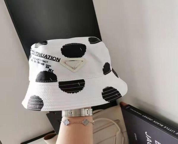 

designer hats new limited wave dot printed fisherman cap sunscreen sun hat mens womens5044373, Blue;gray