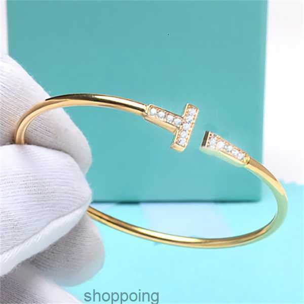 

double t gold bracelet bangle fashion jewelry gold silver white blue shell open cuff bracelet mossanite jewelry party gift for men