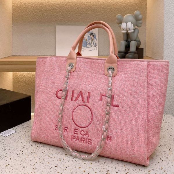 

women's luxury fashion handbags evening bags brand ch designers women beach bag canvas embroidered large female shopping handbag pearl