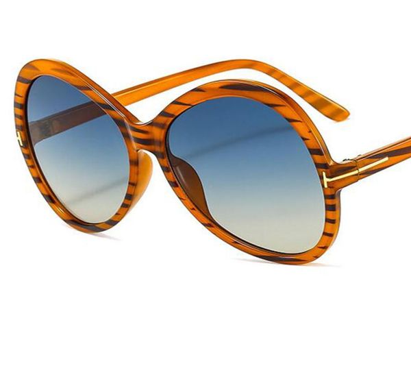 

2021 new fashion design black oversized sunglasses women large flat sun glasses trendy round gradient goggles shades uv4004482769, White;black