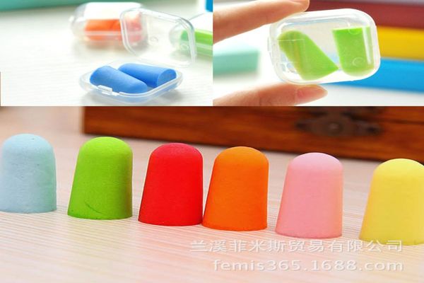 

slim fit soft foam earplugs fit your ears perfectly hearing protection for sleeping snoring shooting concerts musicians t6691893, Silver