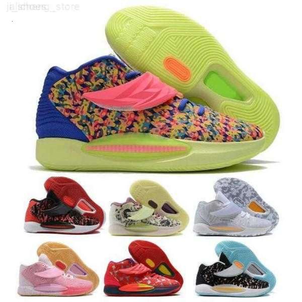 

kd 14 men basketball shoes sneaker kevin durant kd14 wolf grey aunt pearl surrealism floral ron english 1 2022 scarpe trainer