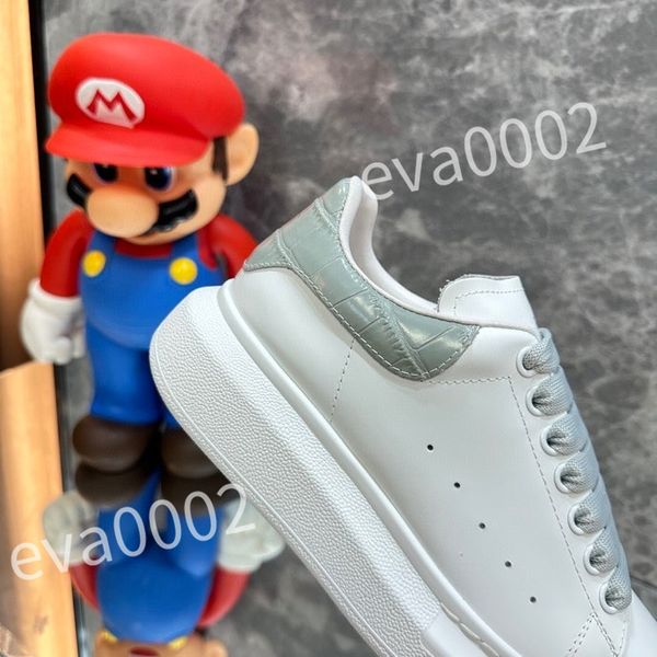 

new fashion sneakers casual shoes boot lace up women men platform sole white black espadrille leather shoe classic trainers xsd221105