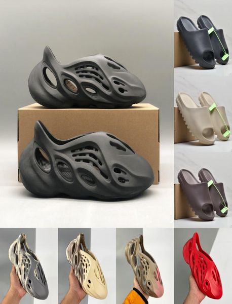 

designer slippers fashion men woman slider runner sandals vermillion mineral blue onyx pure sandals slide slipper ochre bone desert ararat b, Black