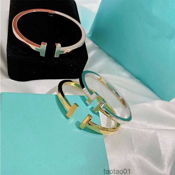 

316l steel cuff bracelet brand love t european bracelets jewelry, Silver