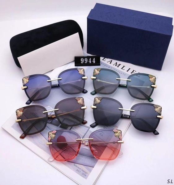 

luxury sunglasses for women designer popular fashion big summer style with the bees uv protection lens come with case4358699, White;black