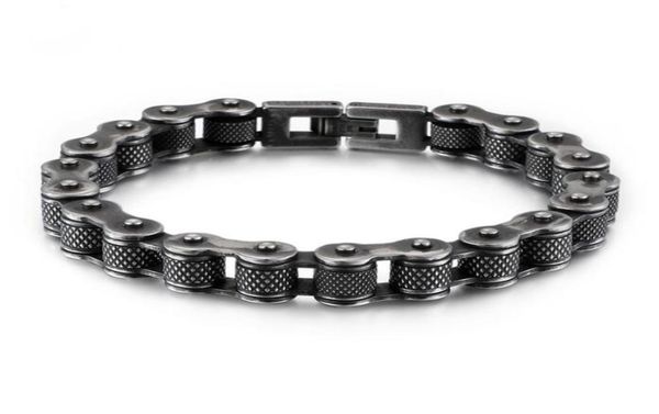 

fashion retro cycling bracelet personalized motorcycle chain bracelet men charm stainless steel bracelet jewelry for men4739183, Golden;silver