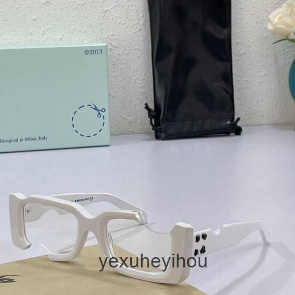 

fashion off w sunglasses luxury of white designer for men and women cool style fashion classic thick plate black white square frame eyewear, White;black