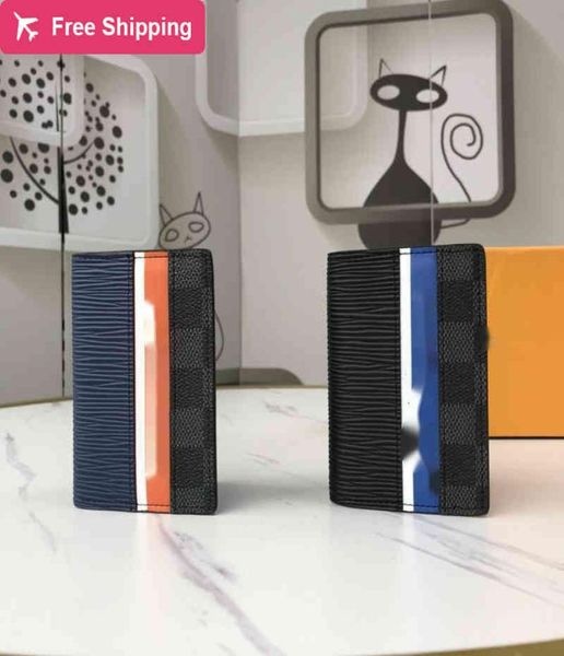 

pack luxury design short wallet m69536 men women039s pocket multiple wallet real leather zipper card slender coin purse amerigo6169283, Red;black